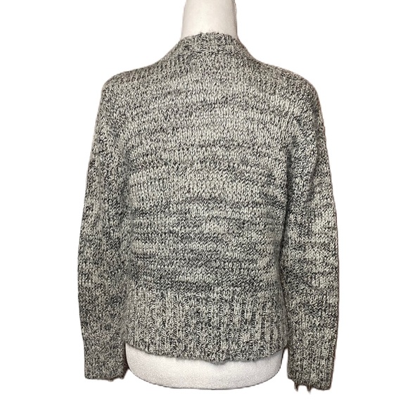 Cignal Women’s Marled Button Front Chunky Knit Wool Blend Cardigan Sweater Sz M - Picture 5 of 10